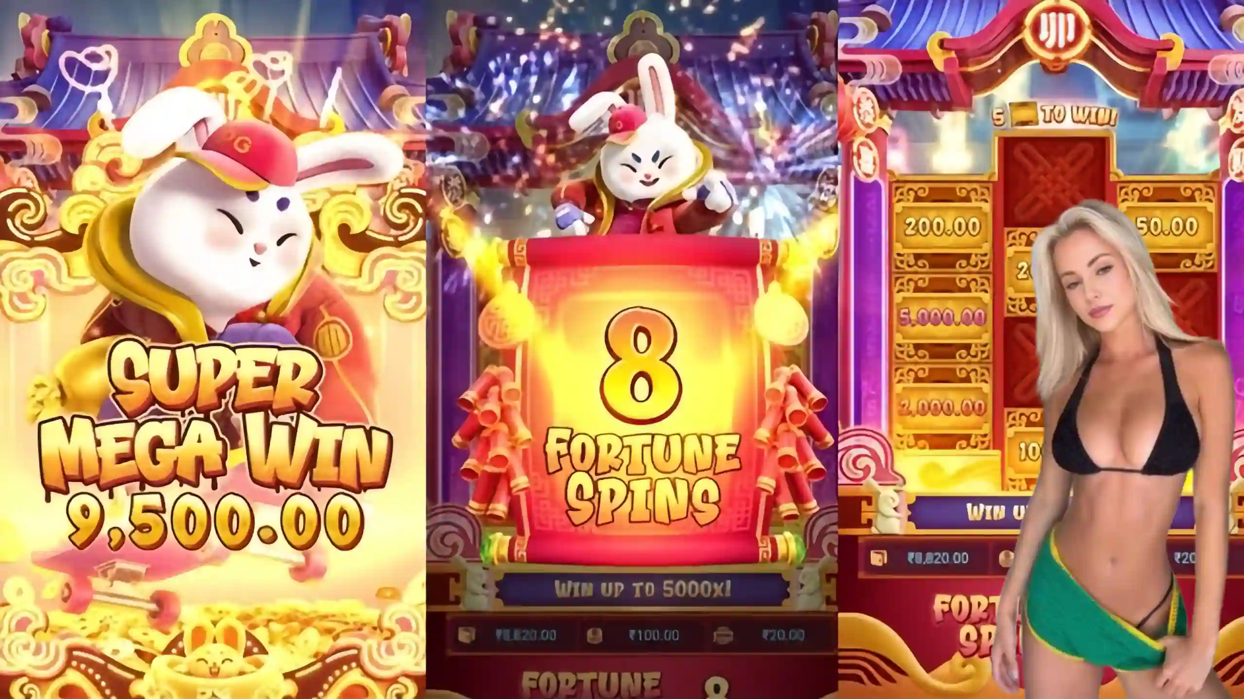 Wild Expansivo Fortune Rabbit 1d - Coelho Dourado que Expande